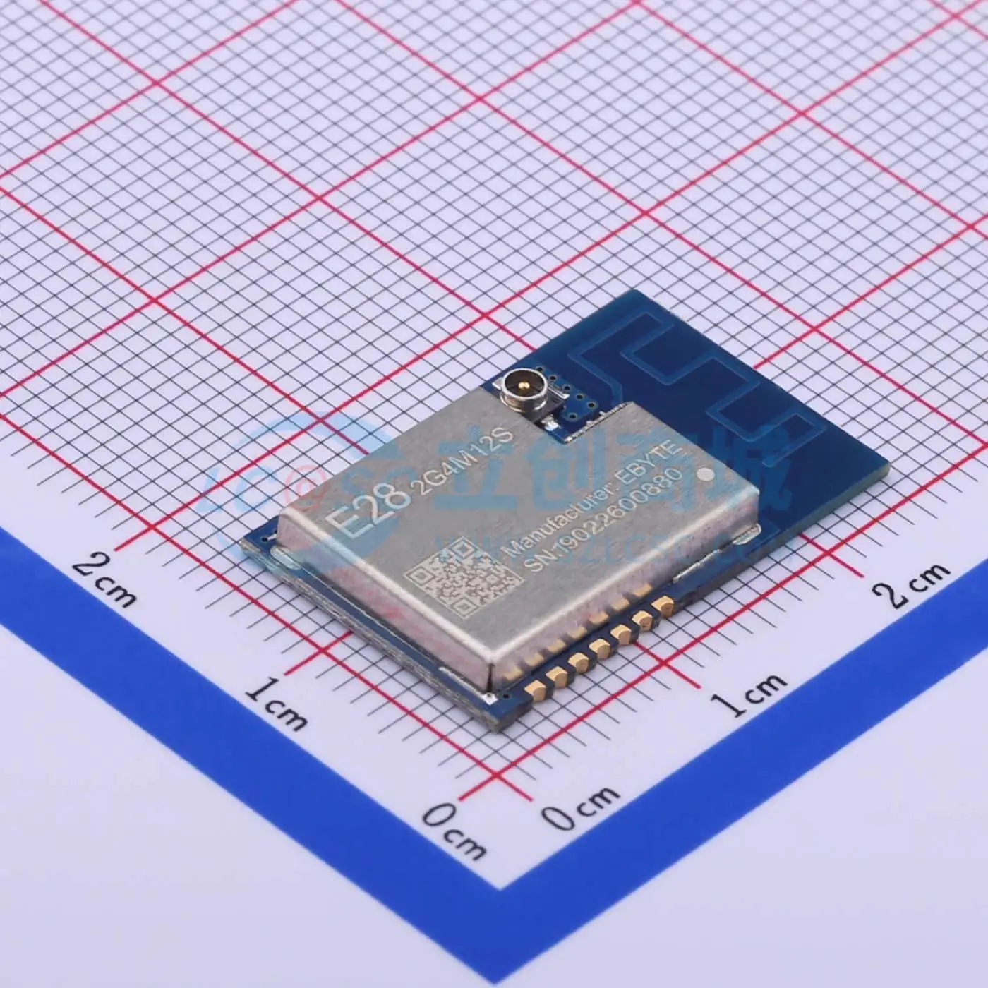 3pcs E28-2G4M12S SMD 25x14mm 12.5dBm SPI LoRa Wireless RF Transceiver Module