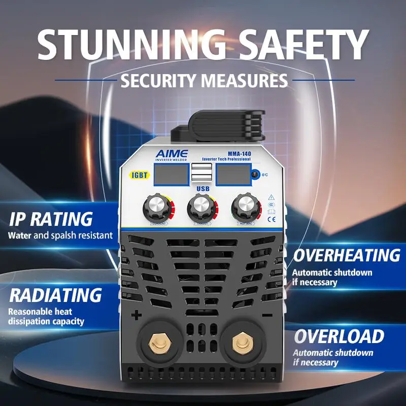 Soldador por puntos portátil de 110 V, 120 A, para uso doméstico, soldadora portátil modelo europeo para exportación