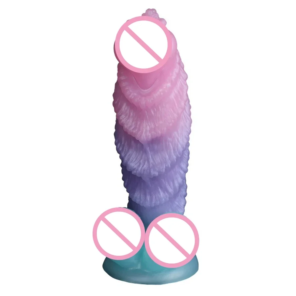 Monster Dildo Penis Alien Anal Plug Adult Sex Toys for Women Strong Suction Cup Soft Silicone Big Dick Buttplug Clit Massage - view 2