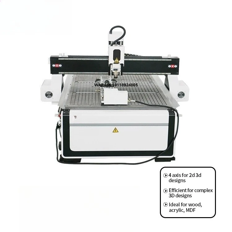 

Hot Sale Woodworking Carving Machine 4 Axis CNC Router 3D CNC 1325 1530 2030 Wooden Router for Sale