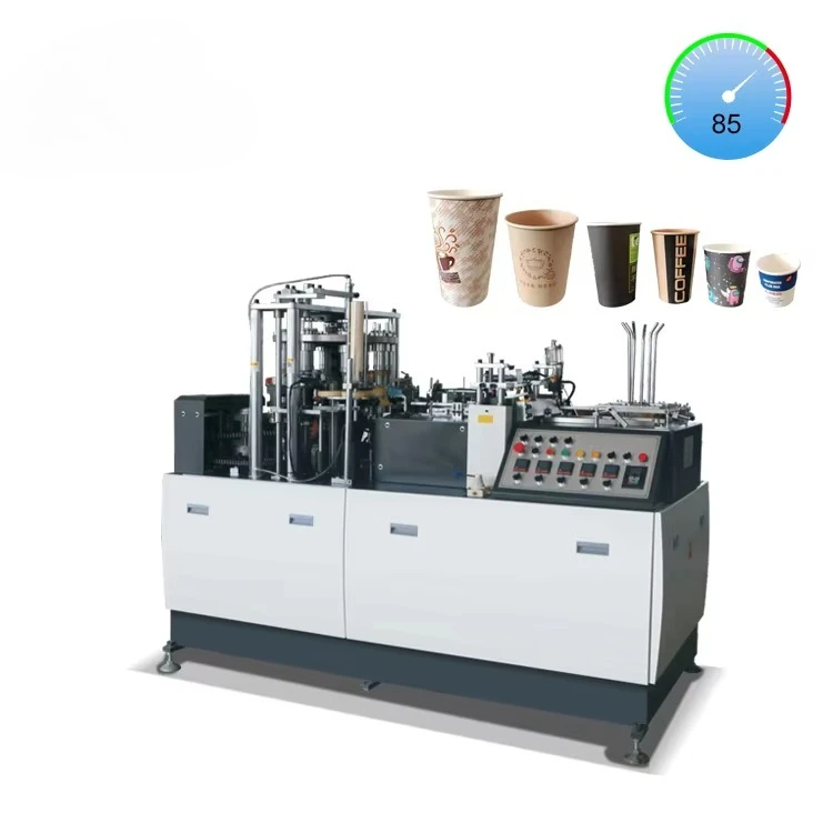 Fully Automatic Paper Cup Maker for Tea Coffee Ice Cream and Disposable Food Cups Manufacturing