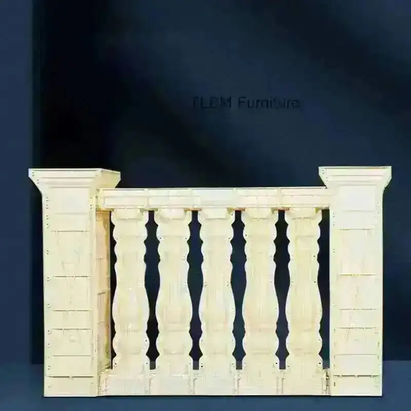 Roman Fence Luxury Column Villa European Molds Balcony Guardrail Mold Cast-in-place Cement Column Home Garden Railing Building L