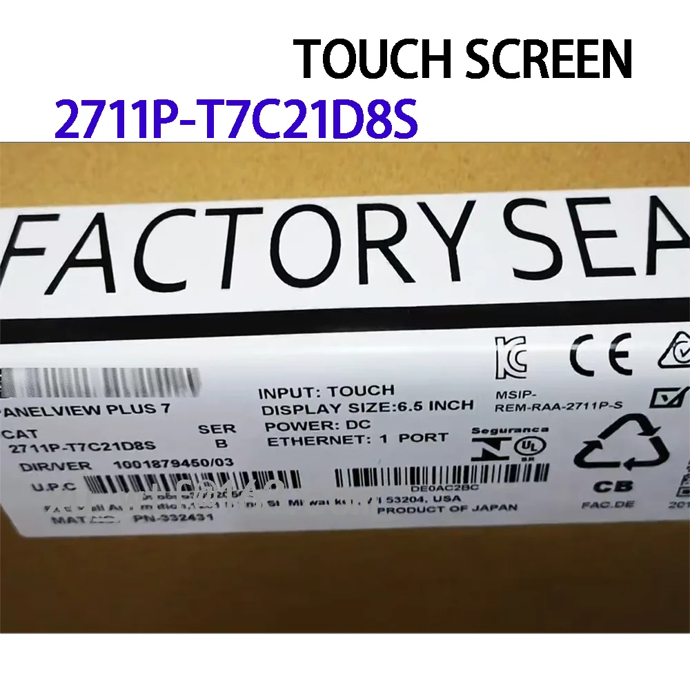 

Brand New 6.5-Inch 2711P-T7C21D8S Series D PanelView Plus 7 Touch Screen 2711PT7C21D8S In Stock