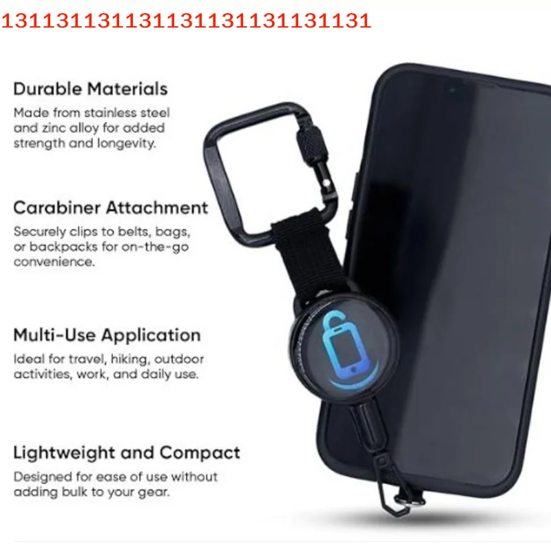 

Portable Anti-Theft Phone Tether Retractable Cellphone Straps with Lanyards for Preventing Drops Suitable for Women And Men