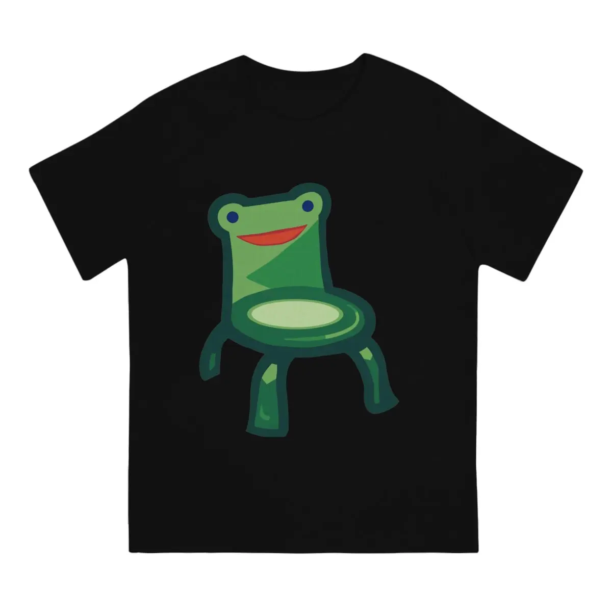 Men Froggy Chair T Shirts Star Fox Game Cotton Clothing Vintage Short Sleeve Crewneck Tee Shirt Party T-Shirt