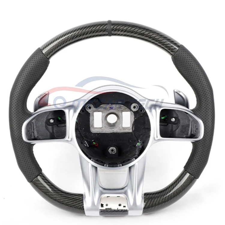 

Carbon Fiber Steering Wheel Custom for Mercedes Benz Gl 450 2015 2018 W213 Steering Wheel W210 W208 Steering Wheel 2021