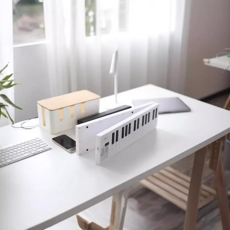 Portable Foldable Electronic Organ 61-key Toy Piano Keyboard Musical Instrument Children\'s Exercise Professional Piano Quality