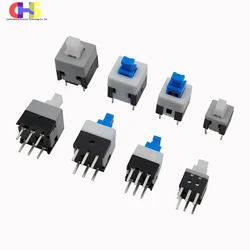 10pcs 5.8*5.8mm 7*7mm 8*8mm 8.5*8.5mm Micro Tact Button Switch 5.8*5.8 / 7*7 /8*8 /8.5*8.5 6Pin Self Locking/Reset Power Switchs