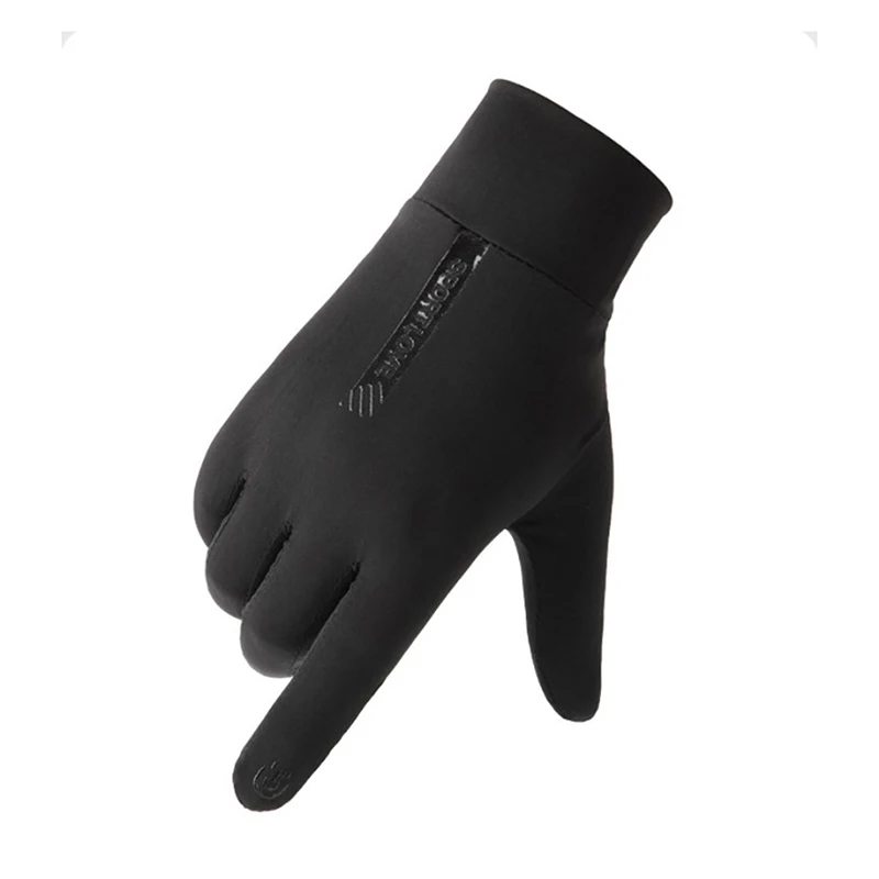 1 Pair Summer Anti-UV Sun Protection Thin Anti-Slip Touch Screen Cycling Glove Ice Silk Breathable Outdoor Sports Gloves