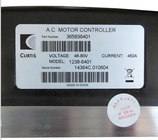 Curtis 1238e-6521 Controller ac motor speed controller