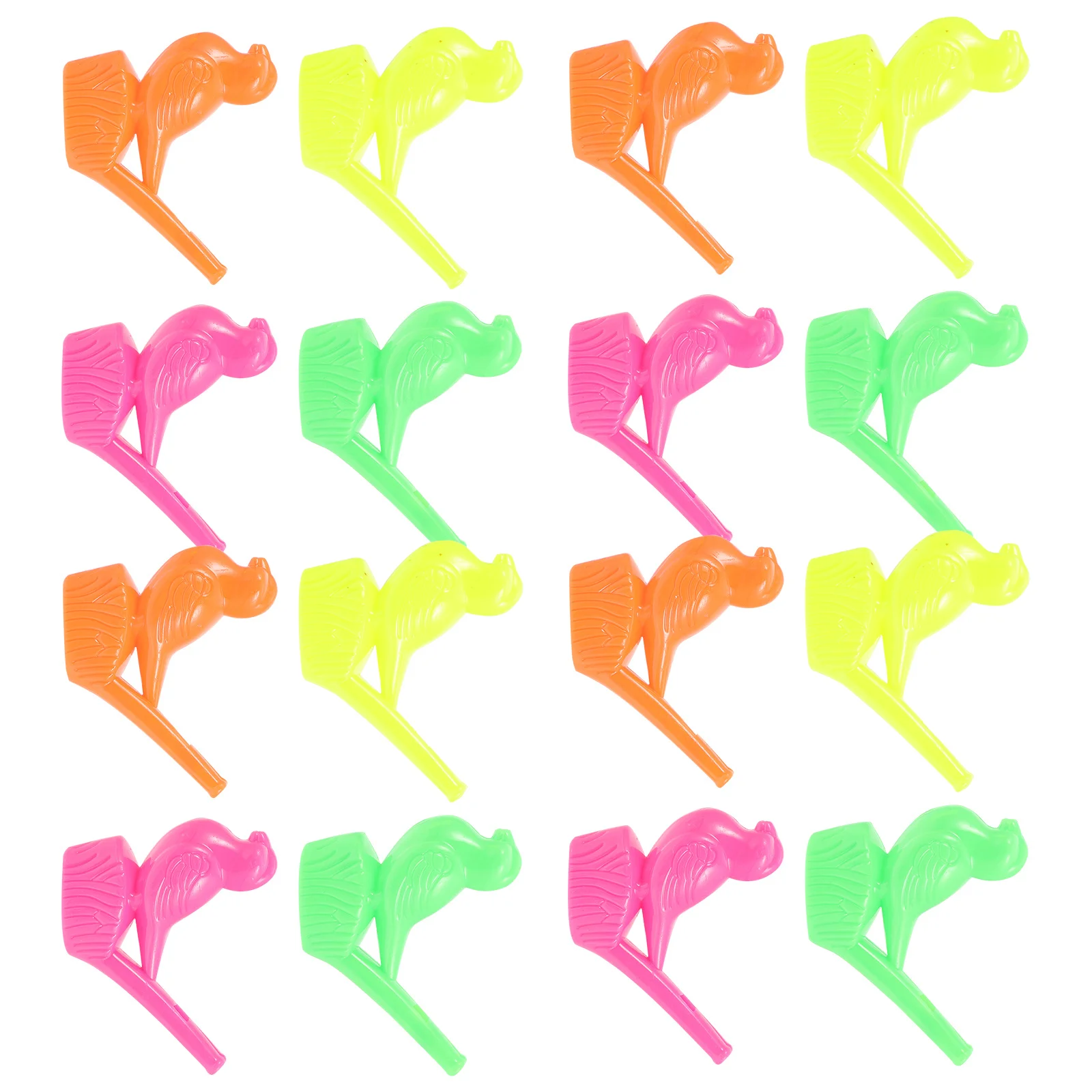 16 stuks plastic kleurrijke vogelwaterfluit voor kinderen cartoon fluitje speelgoed verjaardagscadeau partij gunst muzikale baby