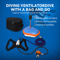 Deepest 15 Meters 3-5.5 Hours Scuba Diving Snorkel Equipment Trap Mobile Ventilator Underwater Snorkel Winter Ice Diving