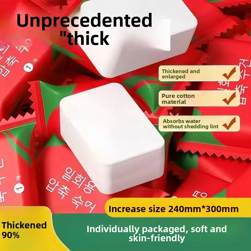 Disposable, Portable, Square, Compressed Towels—Extra-Thick, Extra-Large Face Towels, Soft Cotton Towels, And Cleansing Towels