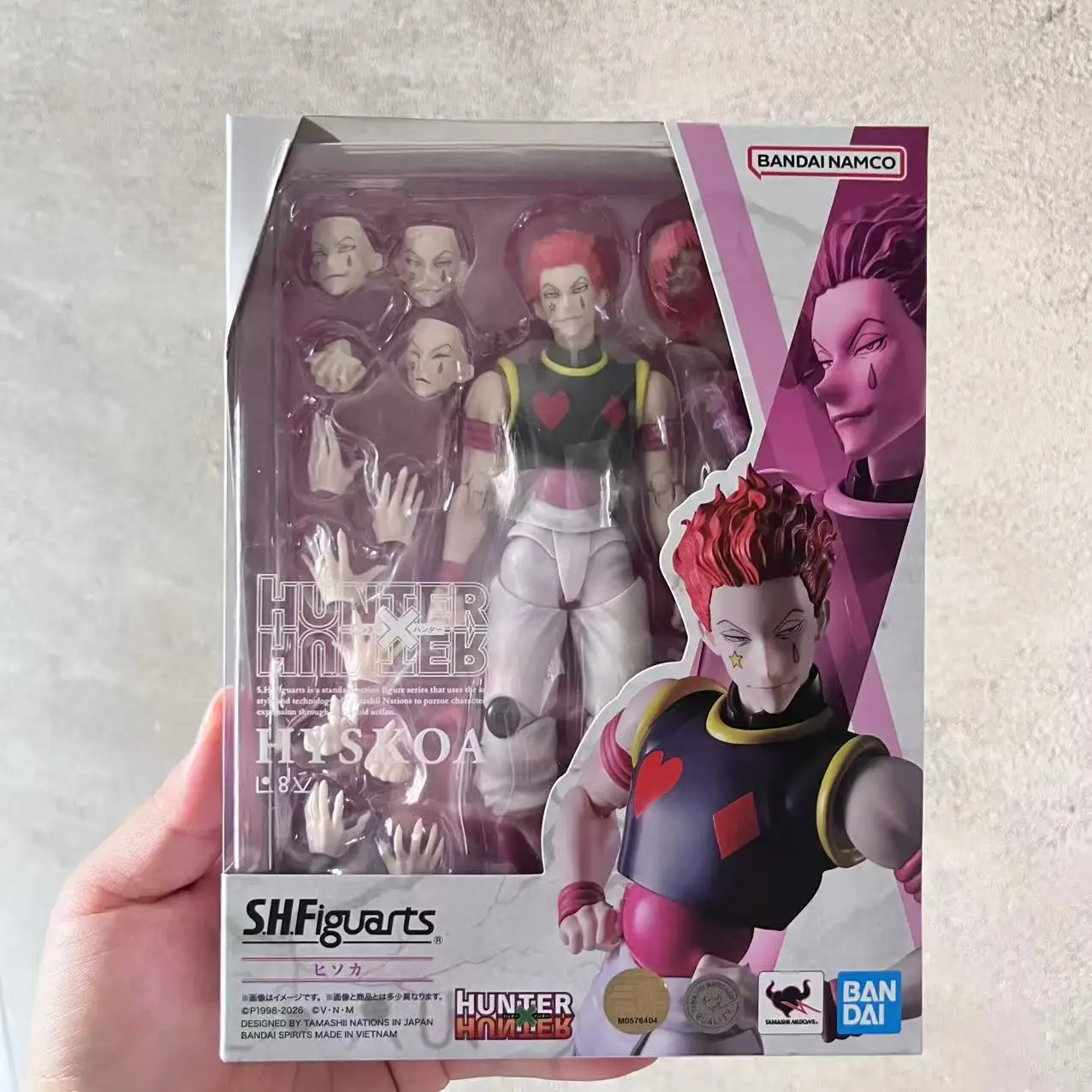 2026 in Stock Bandai SH Figuarts SHF Hunter x Hunter Hisoka Morow HYSKOA Movable Action Figure Collectible Anime Model Toy Gift