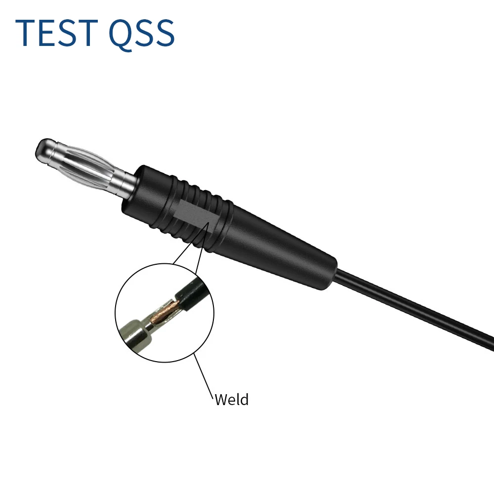 QSS 10 sztuk 3MM wtyczka bananowa drut niklowany typ lutowania dla 3MM gniazdo bananowe adapter wtyczki narzędzia elektryczne Q.10008 — zdjęcie 6