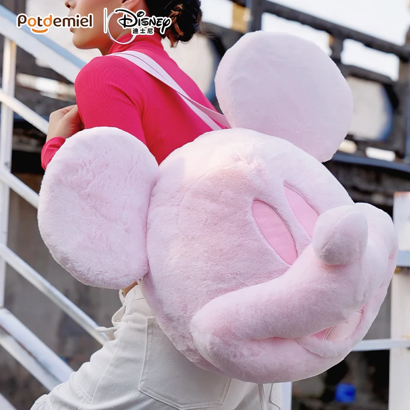 ของขวัญกระเป๋าเป้การ์ตูนดิสนีย์อย่างเป็นทางการ - ดีไซน์หัวใหญ่ของมิกกี้พร้อมช่องเก็บของกว้างขวาง ของขวัญเซอร์ไพรส์วันเกิดที่ขายดีที่สุด