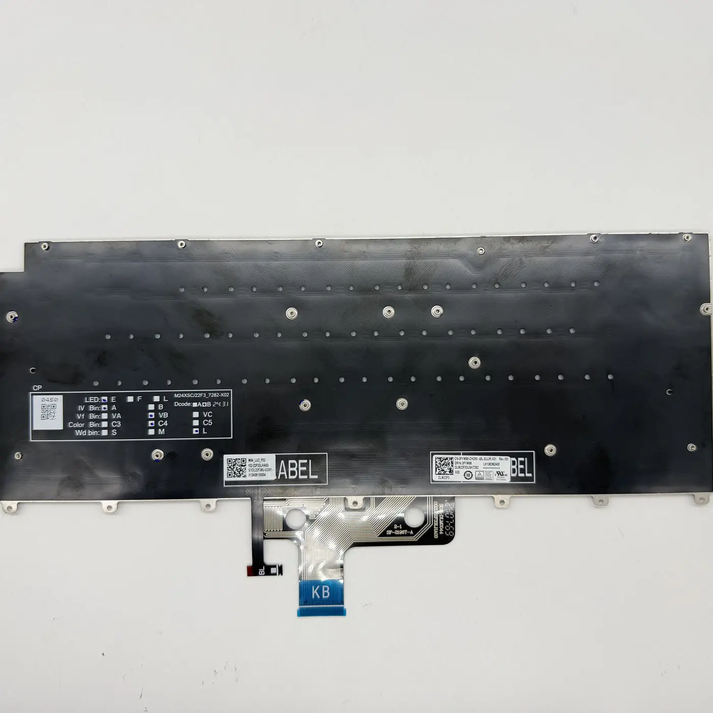 For Dell Pro Max 14 Premium Keyboard (MA14250) Notebook Built-in Keyboard 0FYM88