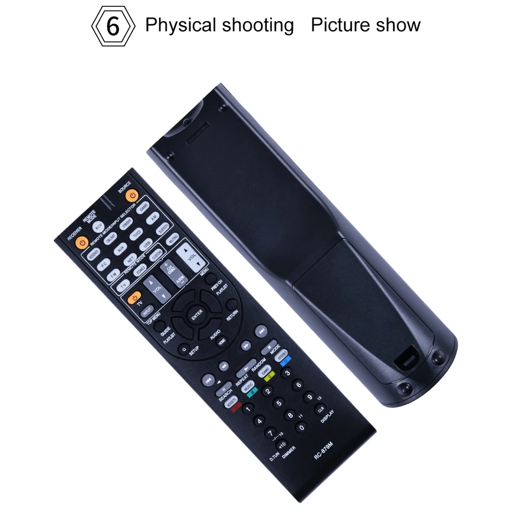 RC-879M Remote Control for Onkyo TX-NR535 TX-SR333 HT-R393 HT-S3700 Power Emplifier AV Receiver Controller Remote image 2