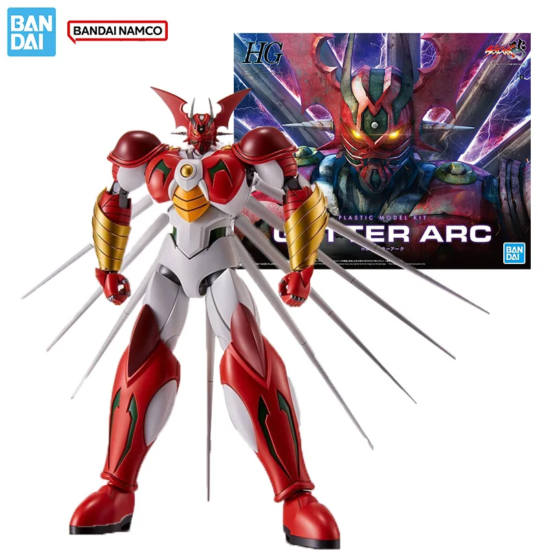 

Bandai Original Genuine Figure Getter Robo Arc Model Kit Anime Figures HG 1/144 Getter ARC Collection Action Figure Model Toys