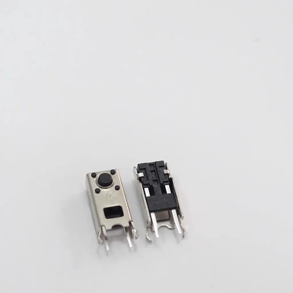 2pcs/pack Original Huano Horizontal Silent Mouse Micro Switch Extended Pins Side Buttons Long Bracket Tactswitch