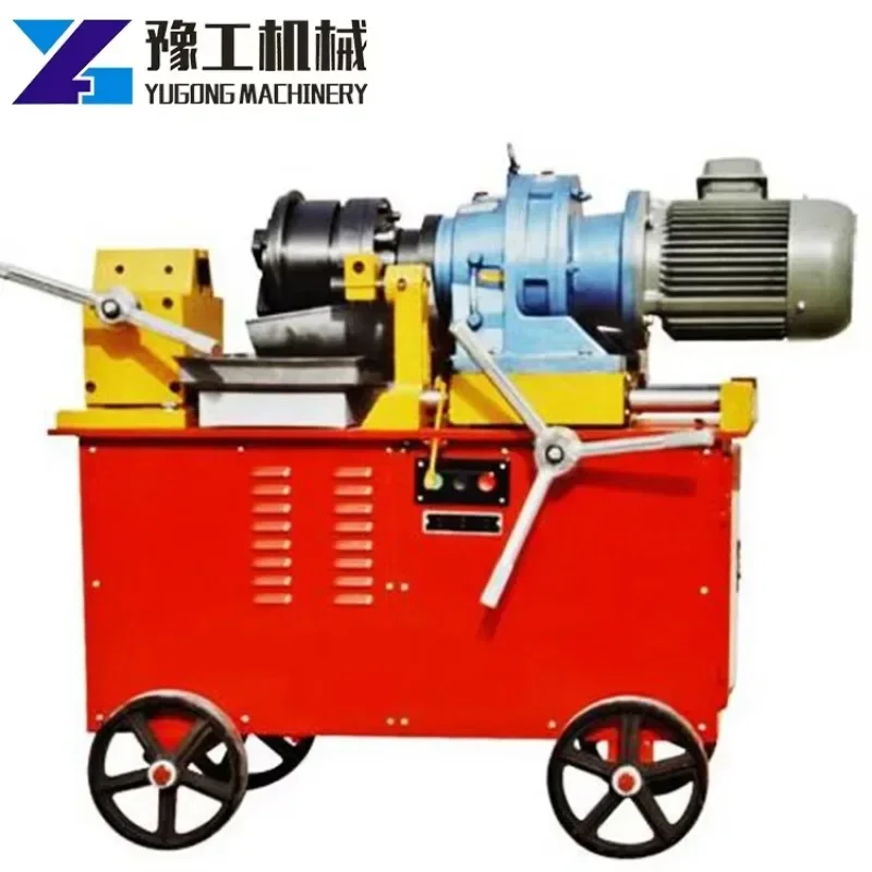 Quality Assurance 12-50 Mm Rebar Thread Rolling Machine Adding Length 200 Mm Steel Bar Thread Rolling Machine On Round Steel Bar