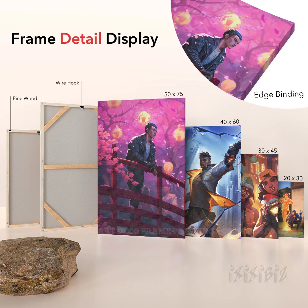 Valorant 프레임 장식 그림 핫 게임 애니메이션 캔버스 벽 예술 작품 인쇄 포스터 거실 홈 장식 벽화