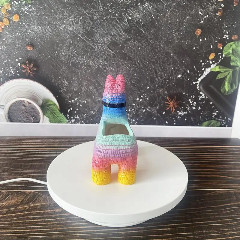 

Rainbow Horse Flower Pot Flower Planter Succulent Pots Balcony Garden Flower Pot Storage Container Crafts Ornament for Indoor