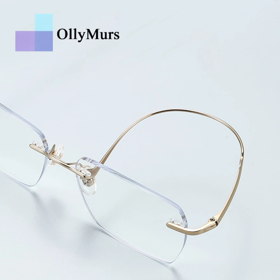 

Очки OLLYMURS без оправы для чтения с защитой от синего света, мужские и женские, без оправы, фотохромные, прогрессивные