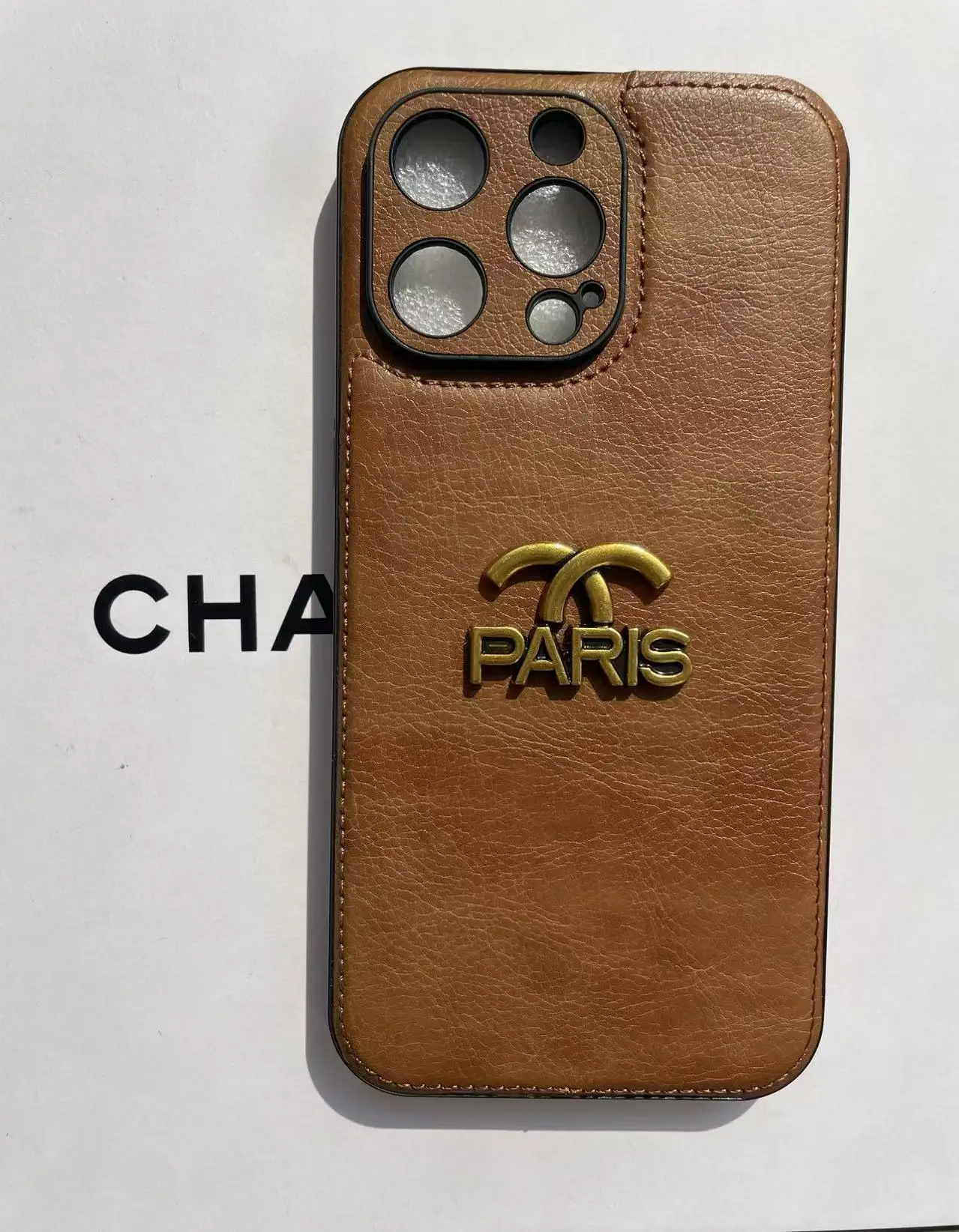 

Luxury Leather Phone Case for iPhone 16 Pro Max/16 Pro/15/14/13/12 Series, Premium Protective Cover