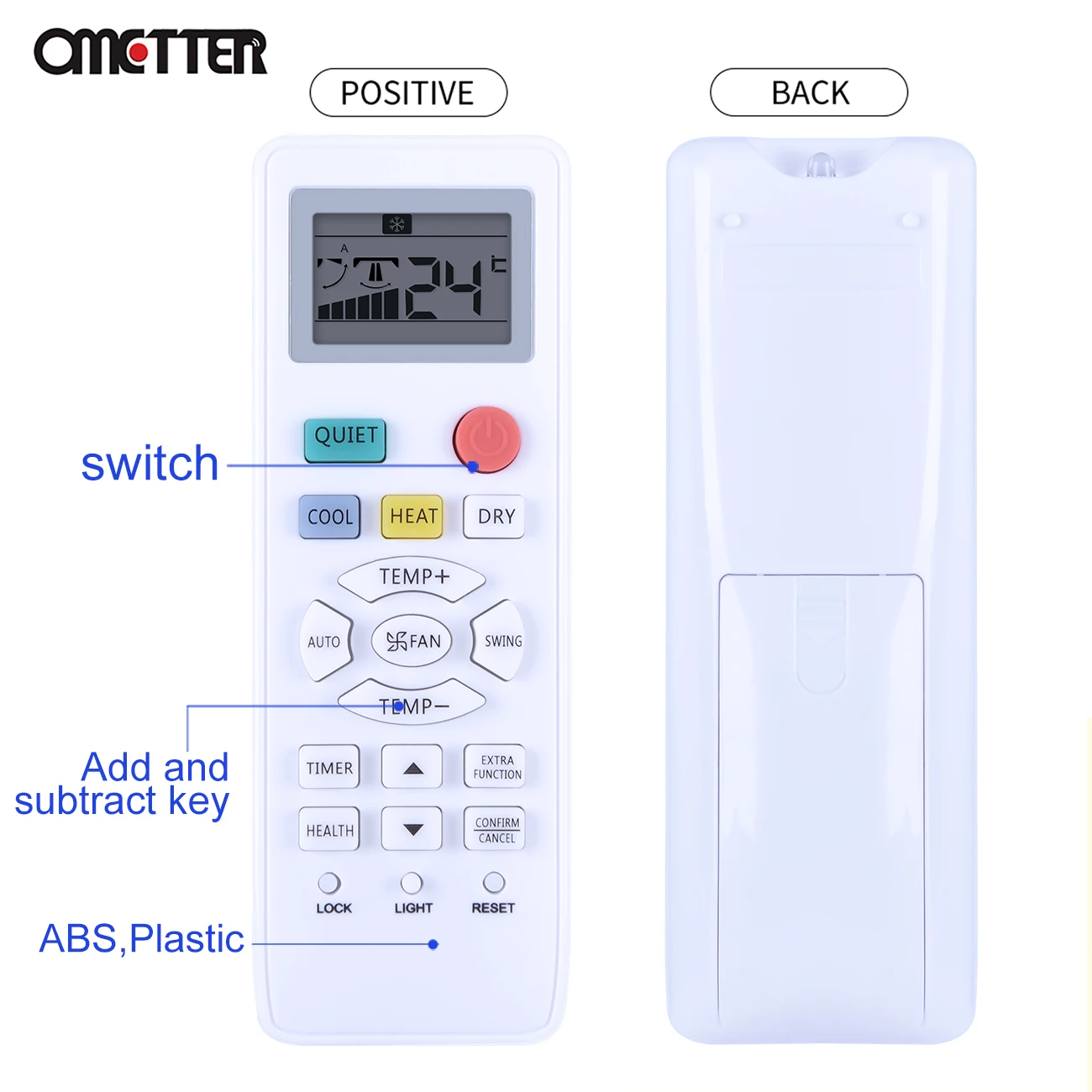 New 0150401205L Original Remote Control For Haier YR-HD01 / YL-HD04 / YR-HD06 / YL-HD02 / HA-0361 Air Conditioner Controle