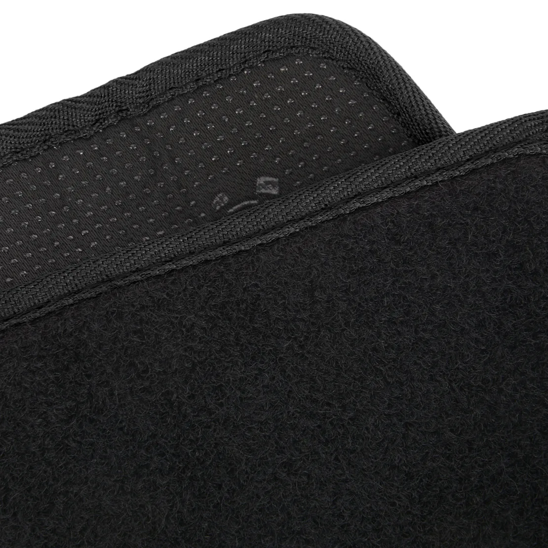 Black Dash Mat Dashboard Cover Polyester Fit for Hyundai Kona 2024 2025 2026 Without HUD Right Hand Drive