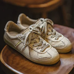 Maden Desert Dune Retro Moral Training Shoes for Men's Summer and Spring Niche Canvas Casual Sports Lightweight Soft Sole Shoes