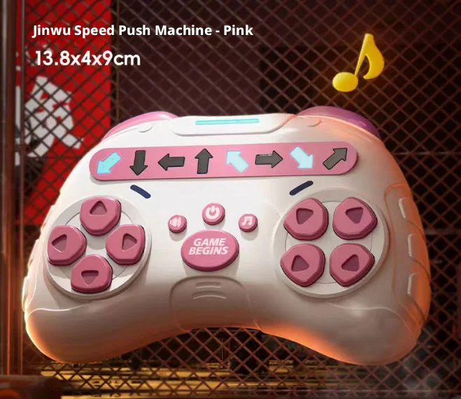 Gioco interattivo per la danza delle dita: console di gioco Rhythm Master Pocket Dance a spinta rapida, gioco di rilassamento con indicatore di direzione