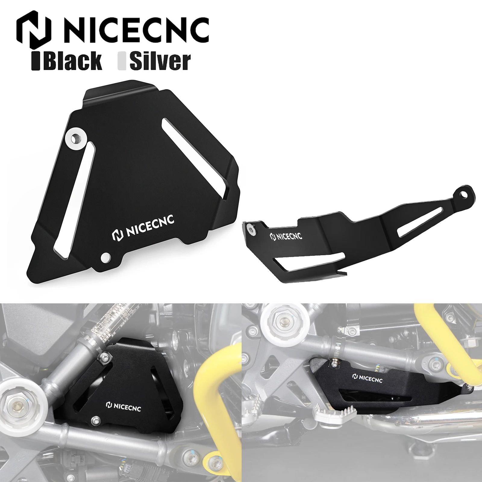 

For BMW R1250GS R1200GS Exhaust Flap Control Guard/Starter Protector R 1250GS R1250GS Adventure 2019-2024 R 1200 GS R1200GS ADV