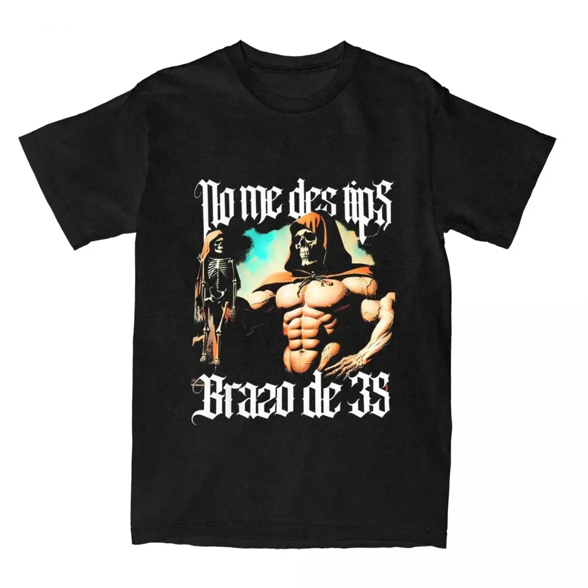 Men's Calacas Chidas Gym T Shirts Todo Sea Por Las Senoras Cotton Tshirt Hip Hop Top Tees Women Summer Street Harajuku T-shirt