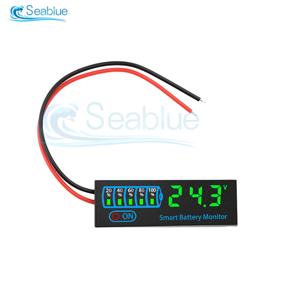 3 S-14 S 18650 Li-ion Lipo Lithium 7-40 V Lood-zuur Batterij Niveau Indicator Tester LED Display Meter Module Capaciteit Voltage Meter