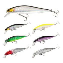 Slow Sinking Minnow 10cm 14g 6pcs/lot Fishing Lures with Long Casting System With High Quality Fishing Hooks For Trout Pike