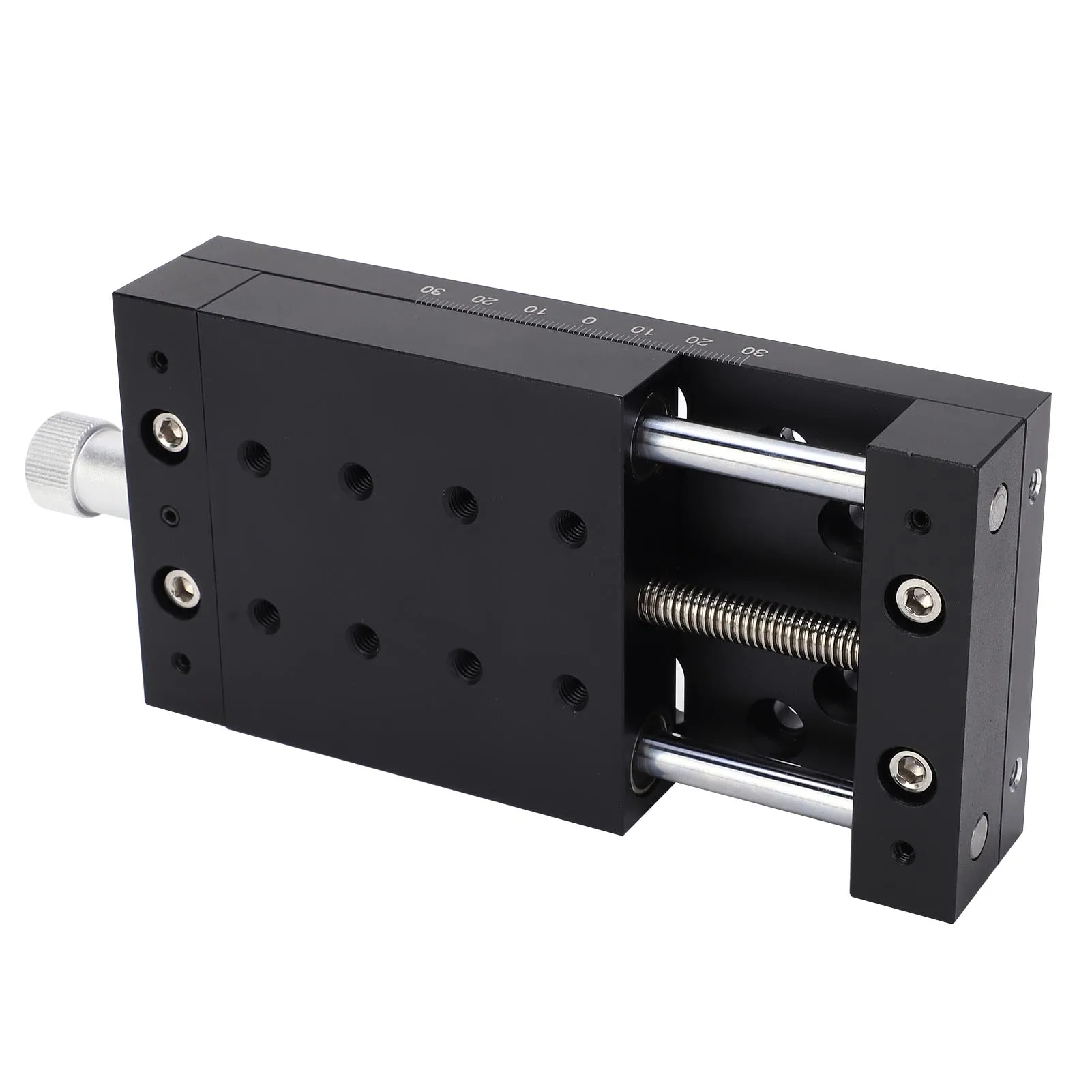 Manual  Linear Stage X‑ Linear Stage Manual Twist Fine‑Tune  Sliding Table Aluminum Alloy SP80A‑DB40