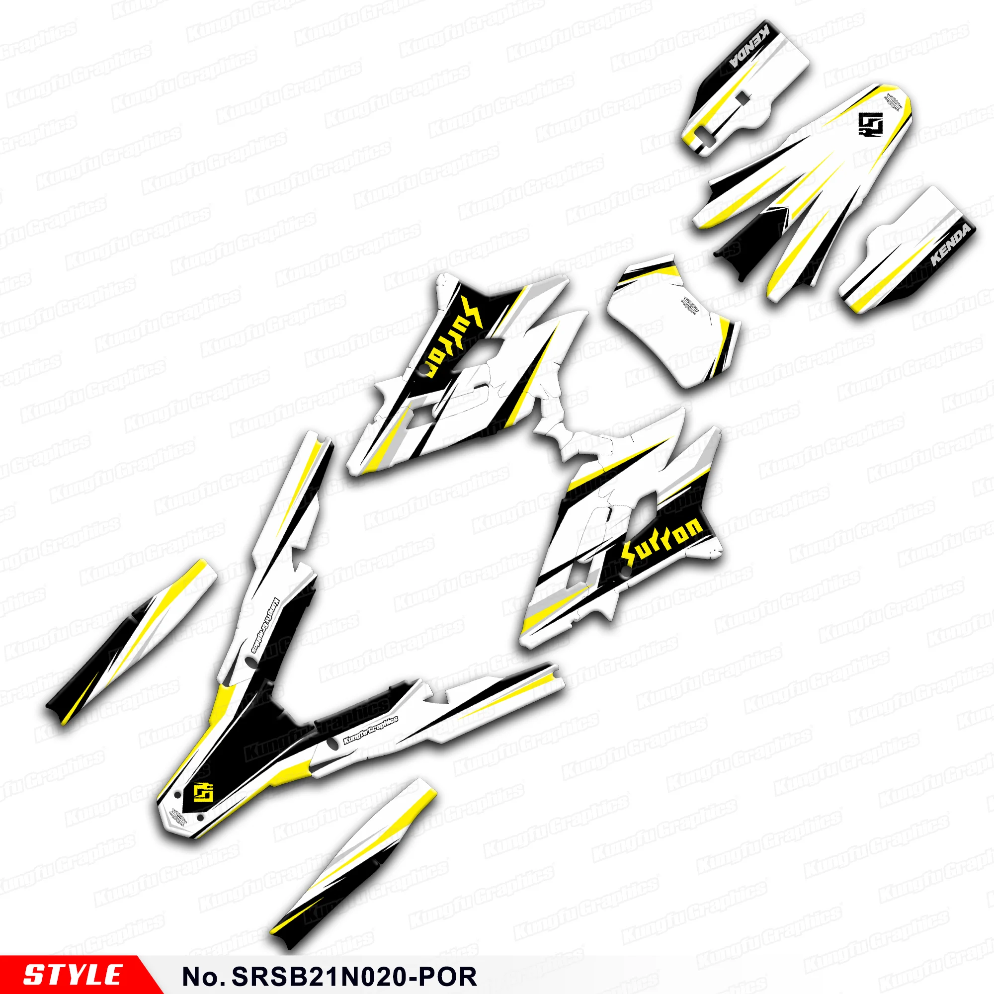 

Наклейки JY RACING, полная мотоциклетная графика для Storm Bee Dirt eBike, протектор, SRSB21N020-POR