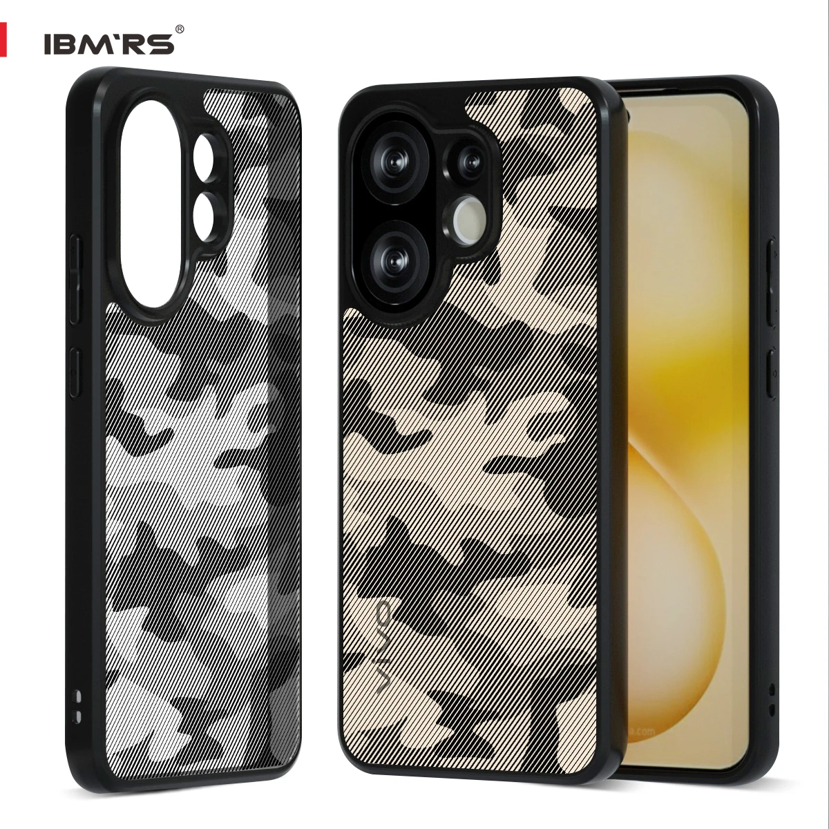 

For vivo S30 Pro mini Case Camouflage Military Style Shockproof Cover, Soft TPU Anti-Scratch Phone Case with Precise Cutouts