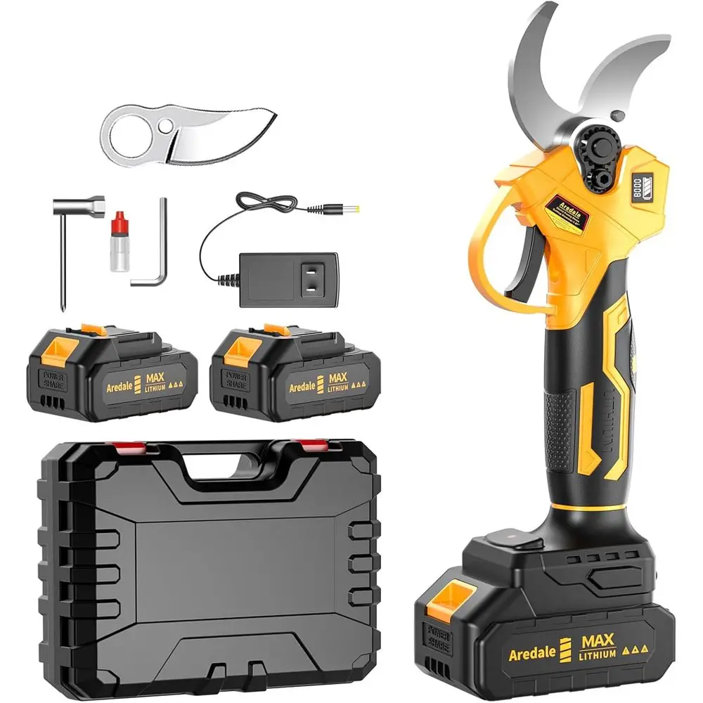 

Electric Pruning Shears, Cordless Electric Pruning,1.96"(50mm) Cutting Diameter Cordless Pruner for Gardening Tree Pruning