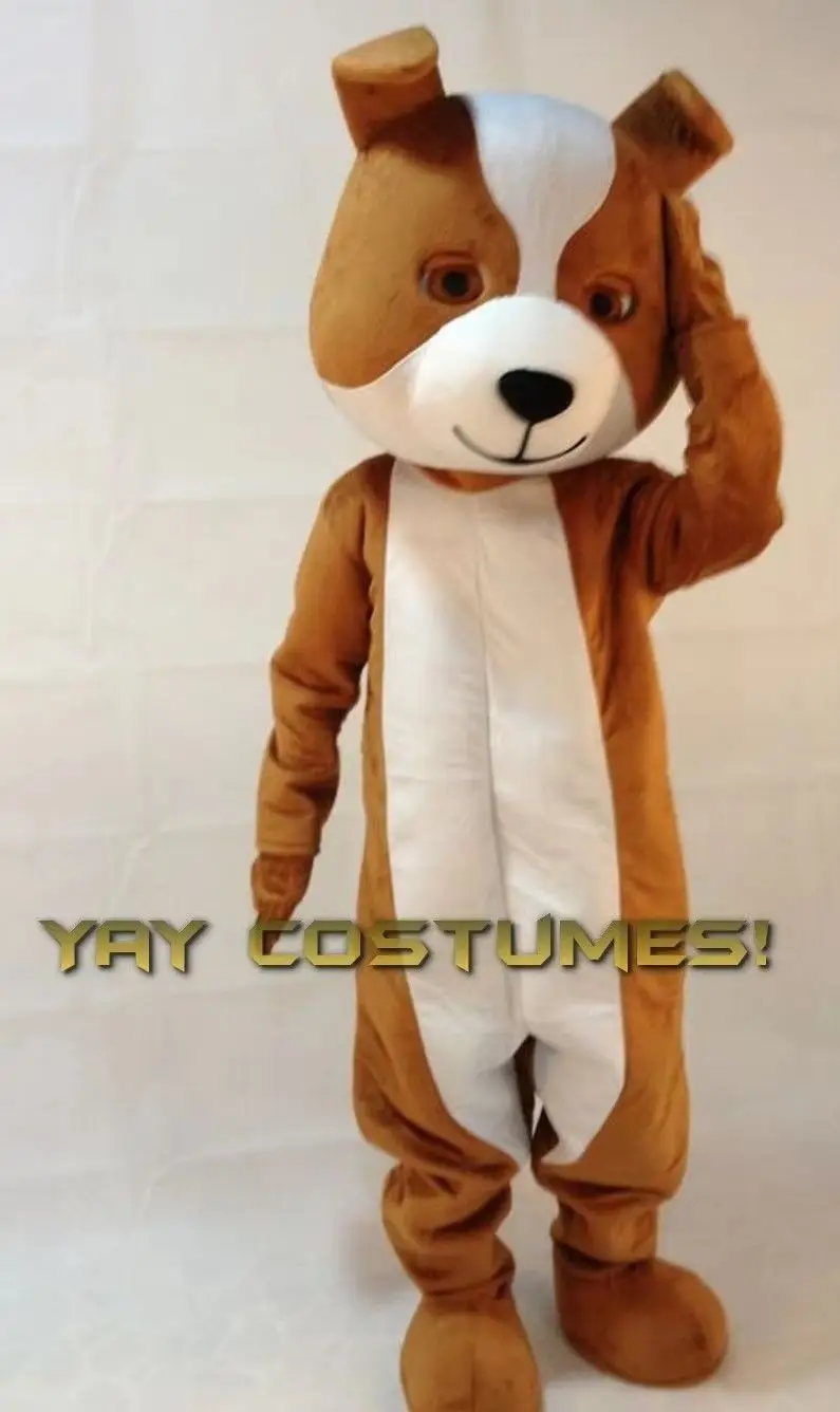 

New Adult Best Sale Lovely Bulldog Animal Cartoon Mascot Costume Christmas Fancy Dress Halloween Mascot Costume