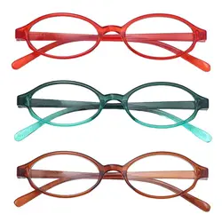 Men Women Finished Myopia Glasses Vintage Small Oval Frame Blue Light Blocking Eyeglasses Nearsighted Glasses -1.5 To -4.0
