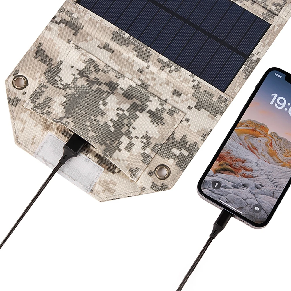 60W-100W Foldable Solar Panel 5V USB Output Outdoor Emergency Power Generator Mobile Device Charging Portable Power Supply