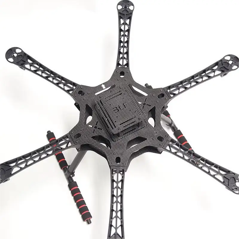Kit de cadre de Drone Hexacopter S550 RC, train d'atterrissage FPV F550, Kit de mise à niveau de roue de flamme, cadre quadrirotor FPV Quad APM Pixhawk Ardupilot
