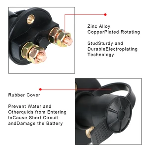 1 Removable Key Discion of Car battery car battery accessories for truck marine boat atv cut kills switch insulator energy 12 Main Sales Switch League League - №5