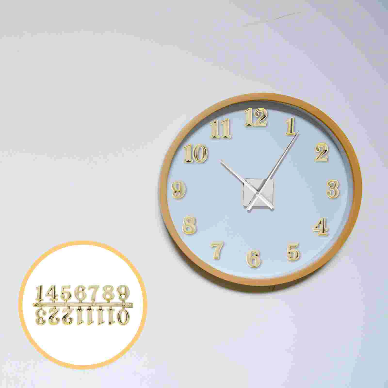 

5 Sets Replacement Clock Number DIY Clock Number Digital Clock Numbers Clock Numbers Kit