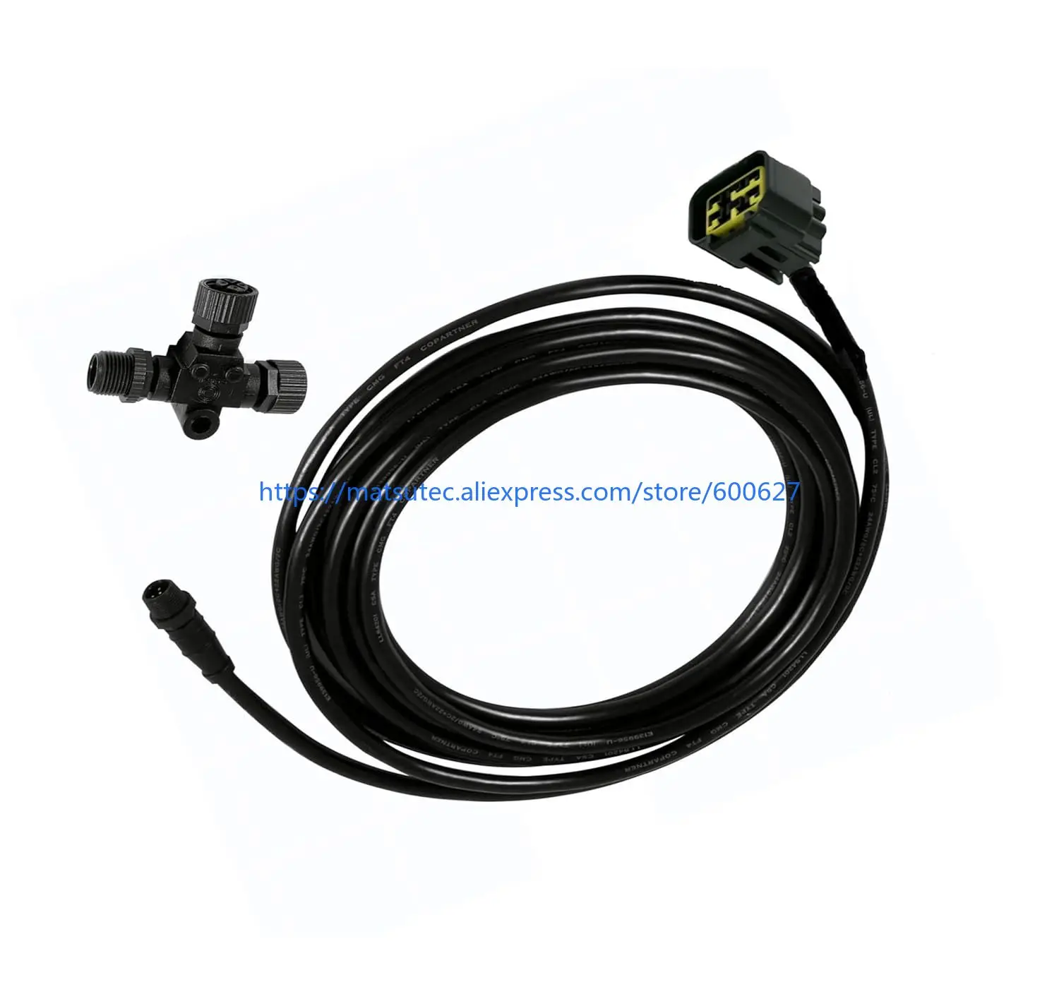 

NMEA 2000 (N2k) Honda 4-метровый (13 футов) Интерфейсный кабель двигателя с тройником в комплекте, для Lowrance Simrad B&G Navico и Gar