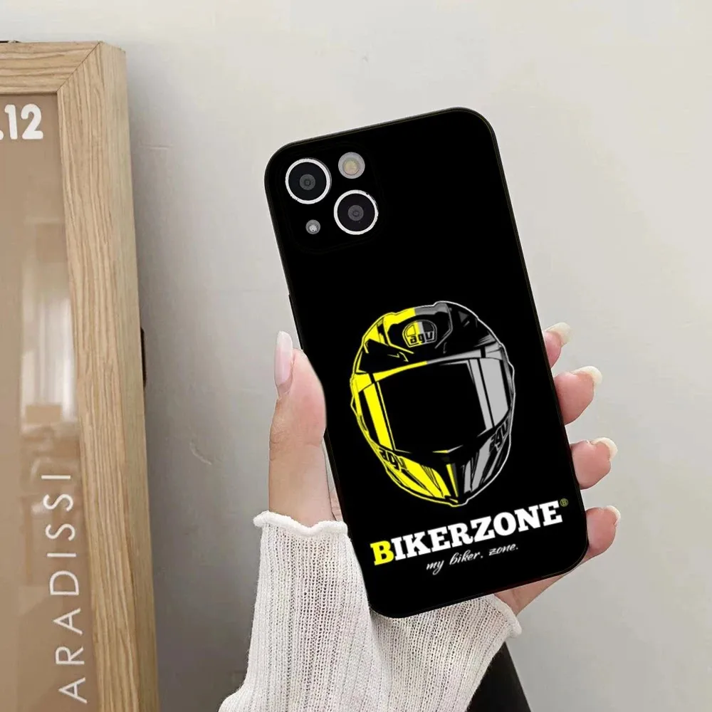 Biker zone Motorcycle Phone Case For iPhone 15,14,13,12,11 Plus,Pro,Max,XR,XS,X,7,8 Plus,SE,Mini Silicone Soft