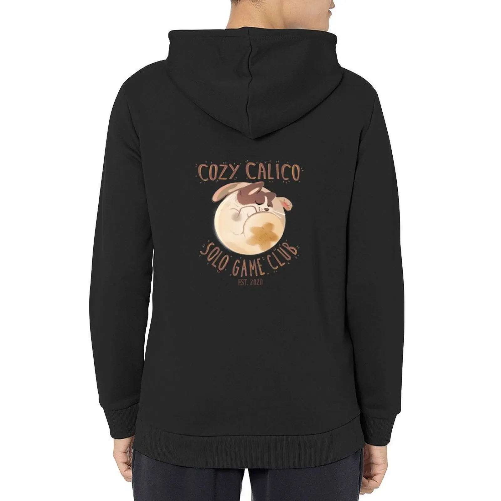 

Cozy Calico Solo Game Club Hoodie korean autumn clothes men's sweat-shirt hooded shirt japanese style tracksuit men